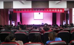 市文化集團舉行學(xué)習黨的十八大精神報告會(huì )